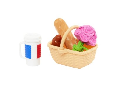 Набор игровой Barbie Doll and Accessories Pink Passport Барби в Париже с одеялом и акс., 29 см 1-00457542_2