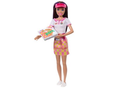 Кукла Barbie Skipper First Jobs Барби Скиппер Доставка пиццы, темный цвет волос, 12 см 1-00457543_6