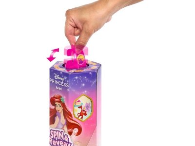Кукла Mattel Disney Princess Spin & Reveal Принцесса Ариэль, рыжий цвет волос, с модными акс., 29 см 1-00457544_5