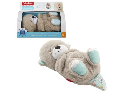Мягкая игрушка интерактивная Fisher Price Interactive Toys Спящая Выдра, свет, звук, 20 см 1-00457545_1