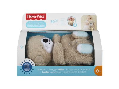 Мягкая игрушка интерактивная Fisher Price Interactive Toys Спящая Выдра, свет, звук, 20 см 1-00457545_2
