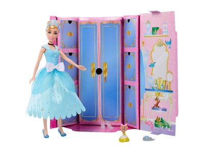Набор игровой Mattel Disney Princess Золушка модное преображ., гардероб, предметы одежды и модные ак 1-00457548_6