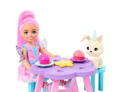 Набор игровой Barbie Chelsea Челси и крылатый конь Пегас, с акс., конь, кролик, горка, столик, конюш 1-00457549_5