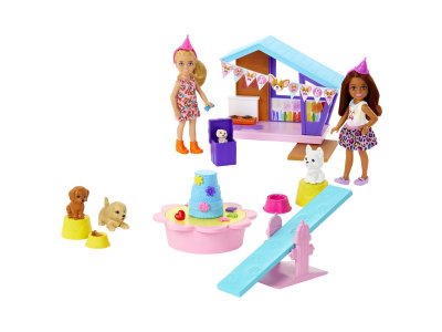 Набор игровой Barbie Chelsea Celebration Fun День рождения щенков Челси, питомцы и акс. 15 см 1-00457550_6