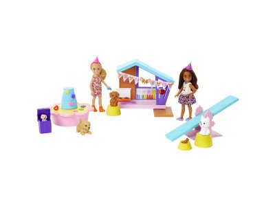 Набор игровой Barbie Chelsea Celebration Fun День рождения щенков Челси, питомцы и акс. 15 см 1-00457550_7