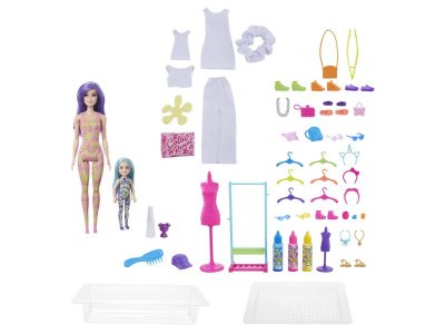 Набор игровой Barbie Tie-Dye Fashion Maker Студия моды, Барби и Челси с питомцем и акс. 1-00457554_2