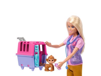 Набор игровой Barbie You Can Be Anything Профессии Барби Ветеринар с фигур. животных и акс., 29 см 1-00457563_3