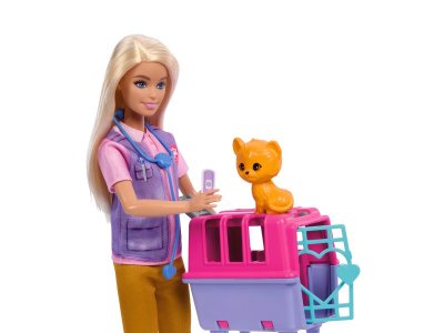 Набор игровой Barbie You Can Be Anything Профессии Барби Ветеринар с фигур. животных и акс., 29 см 1-00457563_4