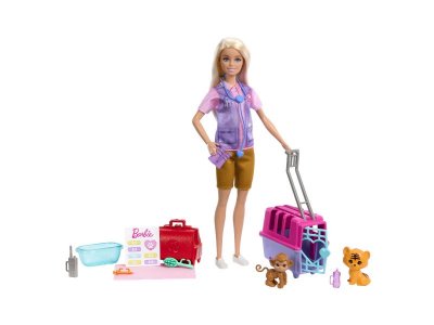 Набор игровой Barbie You Can Be Anything Профессии Барби Ветеринар с фигур. животных и акс., 29 см 1-00457563_6