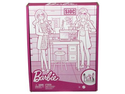 Набор игровой Barbie SIOC Профессии Барби Научная Лаборатория с 2 куклами Барби с акс., 29 см 1-00457564_7
