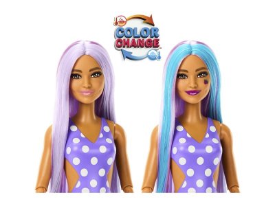 Набор игровой Barbie Pop Star Кукла Барби Pop Reveal с меняющ. цветом волос и макияжем, с модными ак 1-00457575_5