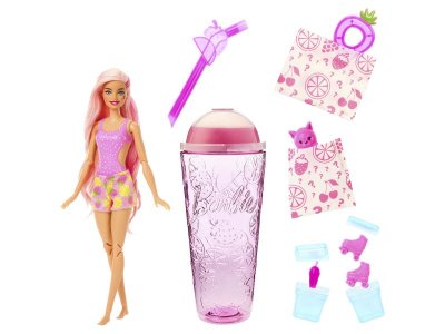 Набор игровой Barbie Pop Star Кукла Барби Pop Reveal с меняющ. цветом волос и макияжем, с модными ак 1-00457575_7