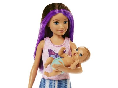 Набор игровой Barbie Skipper Babysitters Inc Барби работает няней с акс., кроваткой и куклой-малышом 1-00457576_6