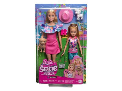 Набор игровой Barbie Stacie Кукла Барби и Стейси с 2 фигурками питомцев и акс. 1-00457577_6