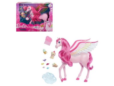 Набор игровой Barbie A Touch of Magic Прикосновения волшебства Пегас, с фигуркой питомца, с акс., св 1-00457578_1