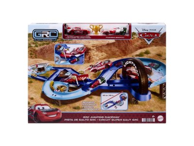 Набор игровой Mattel Cars Тачки Автотрек Гоночная трасса с ускор., 20 дет. трассы с мех. запуск., 1 1-00457580_3