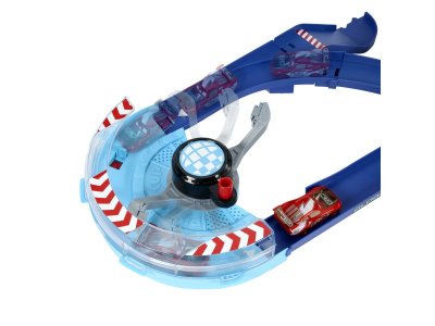 Набор игровой Mattel Cars Тачки Автотрек Гоночная трасса с ускор., 20 дет. трассы с мех. запуск., 1 1-00457580_5