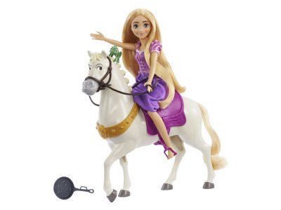Набор игровой Mattel Disney Princess Рапунцель и конь Максимус, с акс., фигуркой хамелеона 1-00457584_5