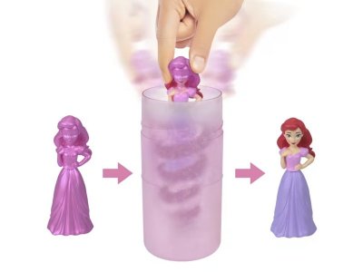 Кукла Mattel Color Reveal Принцесса Дисней, с меняющимся цветом одежды, с модными акс., 8,89 см 1-00457585_2