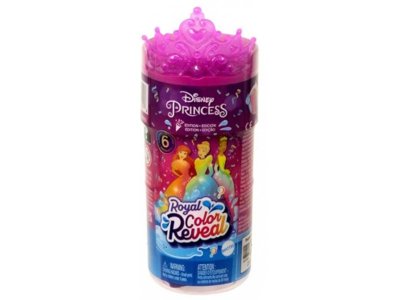 Кукла Mattel Color Reveal Принцесса Дисней, с меняющимся цветом одежды, с модными акс., 8,89 см 1-00457585_5