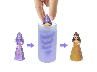 Кукла Mattel Color Reveal Принцесса Дисней, с меняющимся цветом одежды, с модными акс., 8,89 см 1-00457586_2
