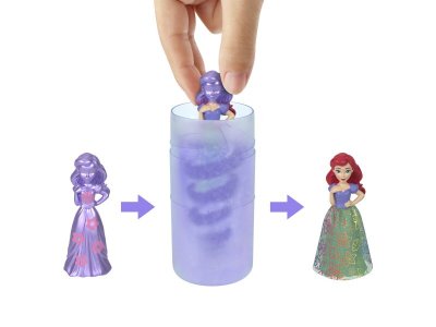 Кукла Mattel Color Reveal Принцесса Дисней, с меняющимся цветом одежды, с модными акс., 8,89 см 1-00457586_5