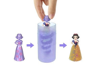 Кукла Mattel Color Reveal Принцесса Дисней, с меняющимся цветом одежды, с модными акс., 8,89 см 1-00457586_14