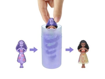 Кукла Mattel Color Reveal Принцесса Дисней, с меняющимся цветом одежды, с модными акс., 8,89 см 1-00457586_16