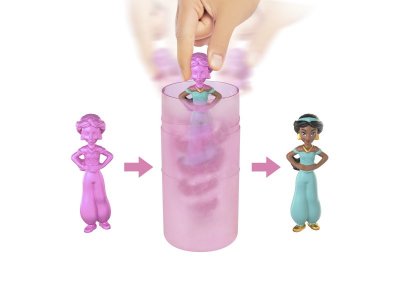 Кукла Mattel Color Reveal Принцесса Дисней, с меняющимся цветом одежды, с модными акс., 8,89 см 1-00457587_2