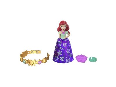 Кукла Mattel Color Reveal Принцесса Дисней, с меняющимся цветом одежды, с модными акс., 8,89 см 1-00457587_6