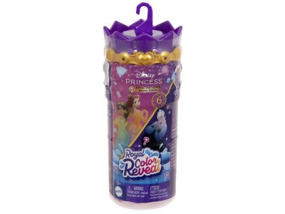 Кукла Mattel Color Reveal Принцесса Дисней, с меняющимся цветом одежды, с модными акс., 8,89 см 1-00457587_11