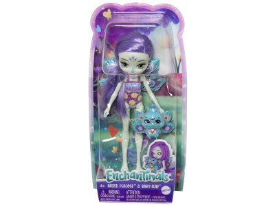 Набор игровой Mattel Enchantimals Кукла и Малышка-подружка, c акс., 15 см 1-00457592_8