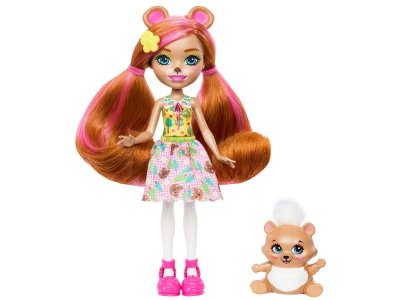 Набор игровой Mattel Enchantimals Кукла Билокси Мишка и Трейл, 15 см 1-00457593_5