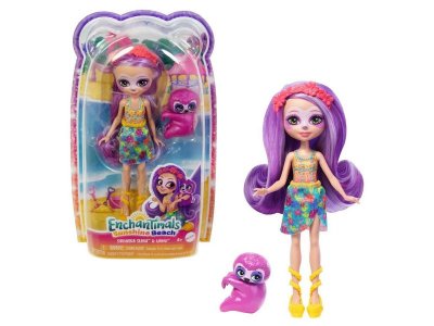Набор игровой Mattel Enchantimals Кукла Сабиндра Ленивец, c акс., 15 см 1-00457595_1