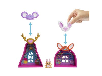 Набор игровой Mattel Enchantimals Кукольный домик Дружбы, кукла, питомец, 7 игр. зон, 2 съем. дома д 1-00457597_2