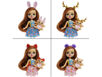 Набор игровой Mattel Enchantimals Кукольный домик Дружбы, кукла, питомец, 7 игр. зон, 2 съем. дома д 1-00457597_3