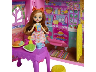Набор игровой Mattel Enchantimals Кукольный домик Дружбы, кукла, питомец, 7 игр. зон, 2 съем. дома д 1-00457597_5