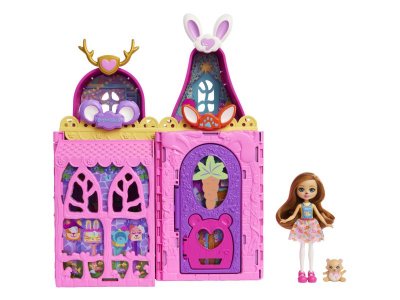 Набор игровой Mattel Enchantimals Кукольный домик Дружбы, кукла, питомец, 7 игр. зон, 2 съем. дома д 1-00457597_7
