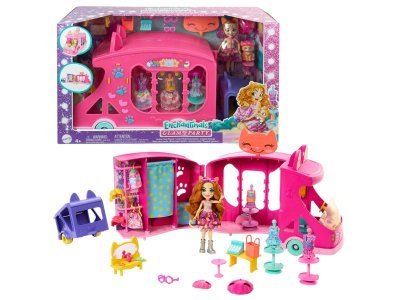 Набор игровой Mattel Enchantimals Мобильная студия моды, кукла, автомобиль с предм. интерьера, питом 1-00457598_1