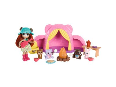 Набор игровой Mattel Enchantimals Туристический поход с палатками, с акс. , 15 см 1-00457599_6