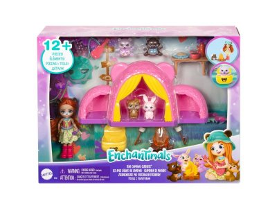 Набор игровой Mattel Enchantimals Туристический поход с палатками, с акс. , 15 см 1-00457599_7