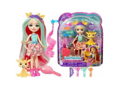 Набор игровой Mattel Enchantimals Кукла Джиллиан Жираф, с акс., 15 см 1-00457601_1