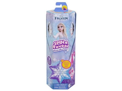 Кукла Mattel Disney Frozen Spin & Reveal Принцесса Эльза, светлый цвет волос, с модными акс., 29 см 1-00457605_4