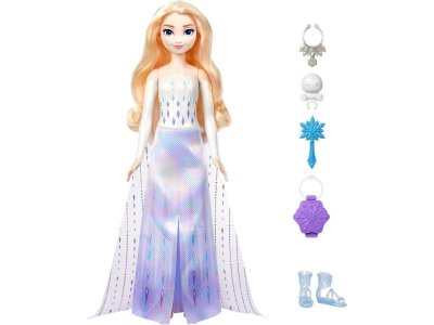 Кукла Mattel Disney Frozen Spin & Reveal Принцесса Эльза, светлый цвет волос, с модными акс., 29 см 1-00457605_10