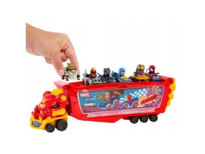 Машинка Mattel Marvel Автовоз Железного Человека Халкбастер, с отсоедин. кабиной и хран. для машинок 1-00457609_3