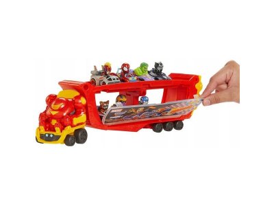 Машинка Mattel Marvel Автовоз Железного Человека Халкбастер, с отсоедин. кабиной и хран. для машинок 1-00457609_4