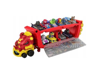 Машинка Mattel Marvel Автовоз Железного Человека Халкбастер, с отсоедин. кабиной и хран. для машинок 1-00457609_5