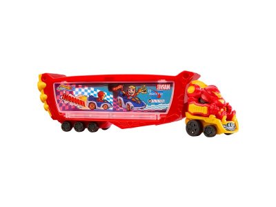 Машинка Mattel Marvel Автовоз Железного Человека Халкбастер, с отсоедин. кабиной и хран. для машинок 1-00457609_6