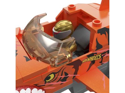 Набор игровой Hot Wheels Mega Трамплин Тигровой Акулы, 2 маш.-конструкт., 2 фигурки и рампа, 245 дет 1-00457610_4