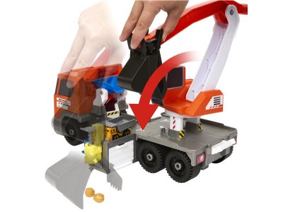 Набор игровой Mattel Matchbox Экскаватор-трансформер, машинка 1:64, с акс. 1-00457622_15